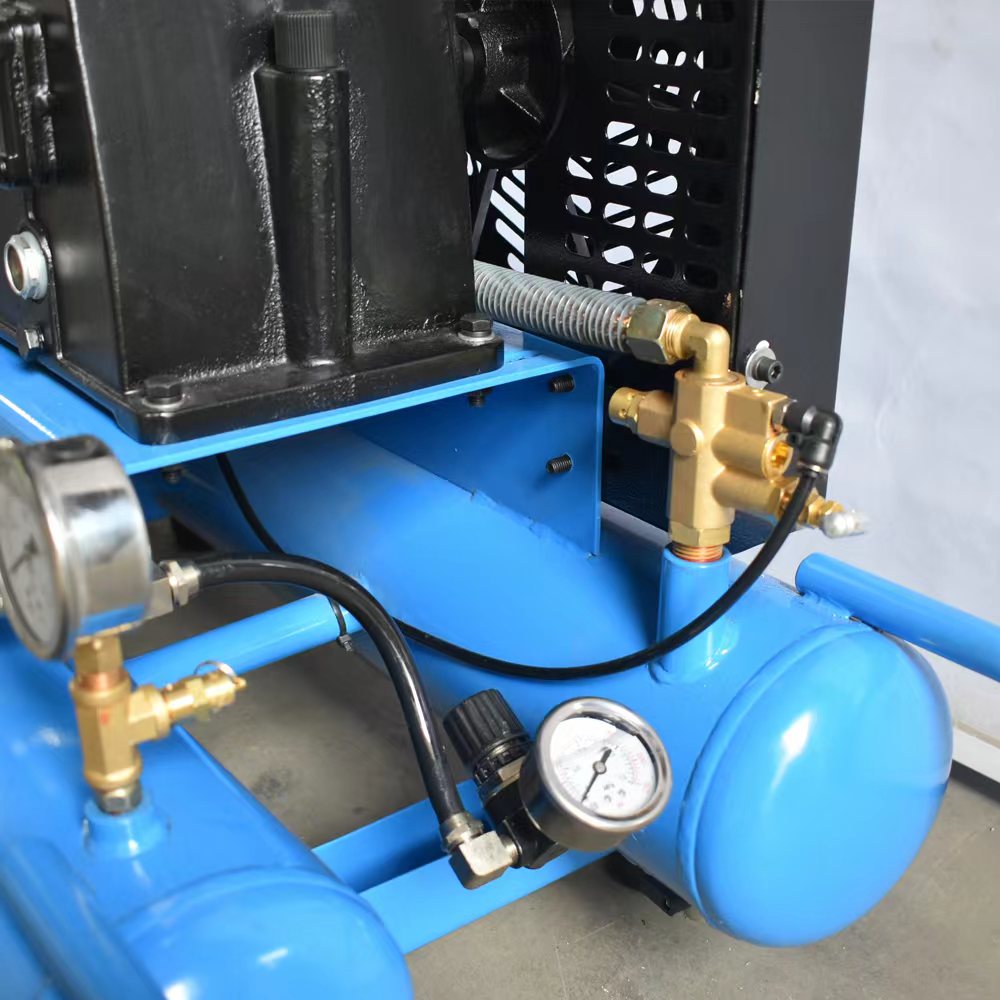 10 Гал.Портативный газовый двухъярусный воздушный компрессор мощностью 6,5 л.с. со встроенными рукоятками (1)