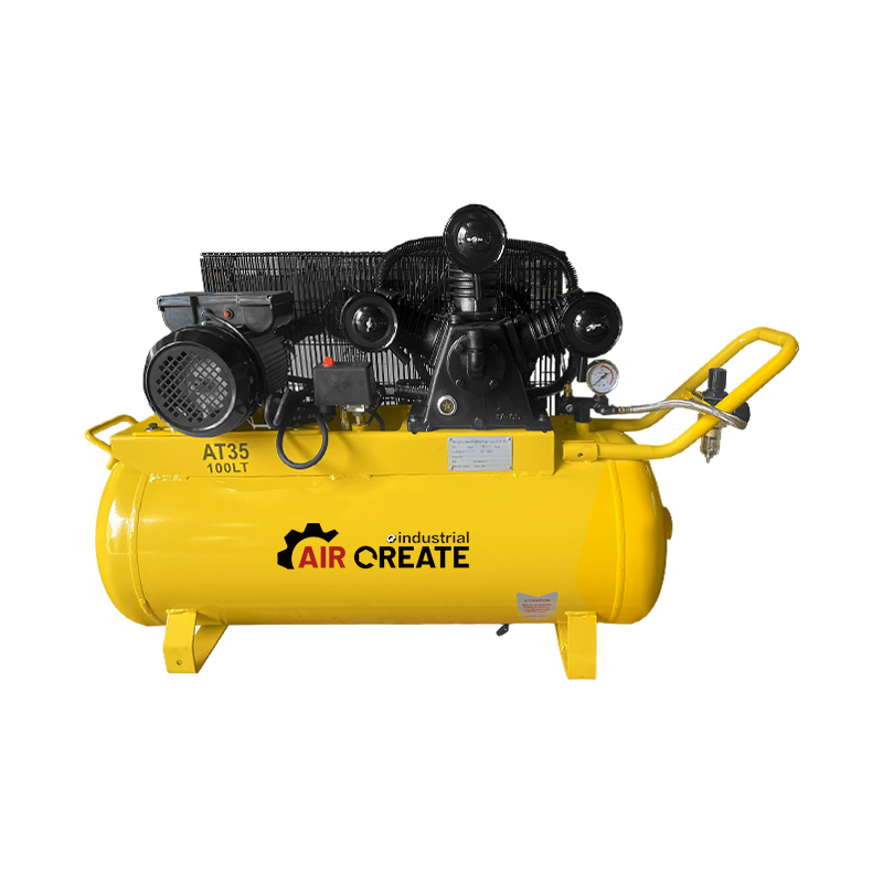 2.6KW air compressor 100L gas tank volume