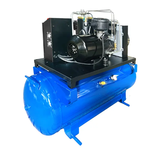 5KW-100L screw frequency conversion air compressor